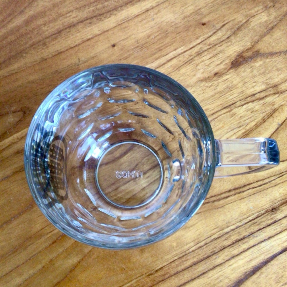 Vintage SAHM Dimpled Heavy Glass Mug - .5 L - Picture 6 of 8
